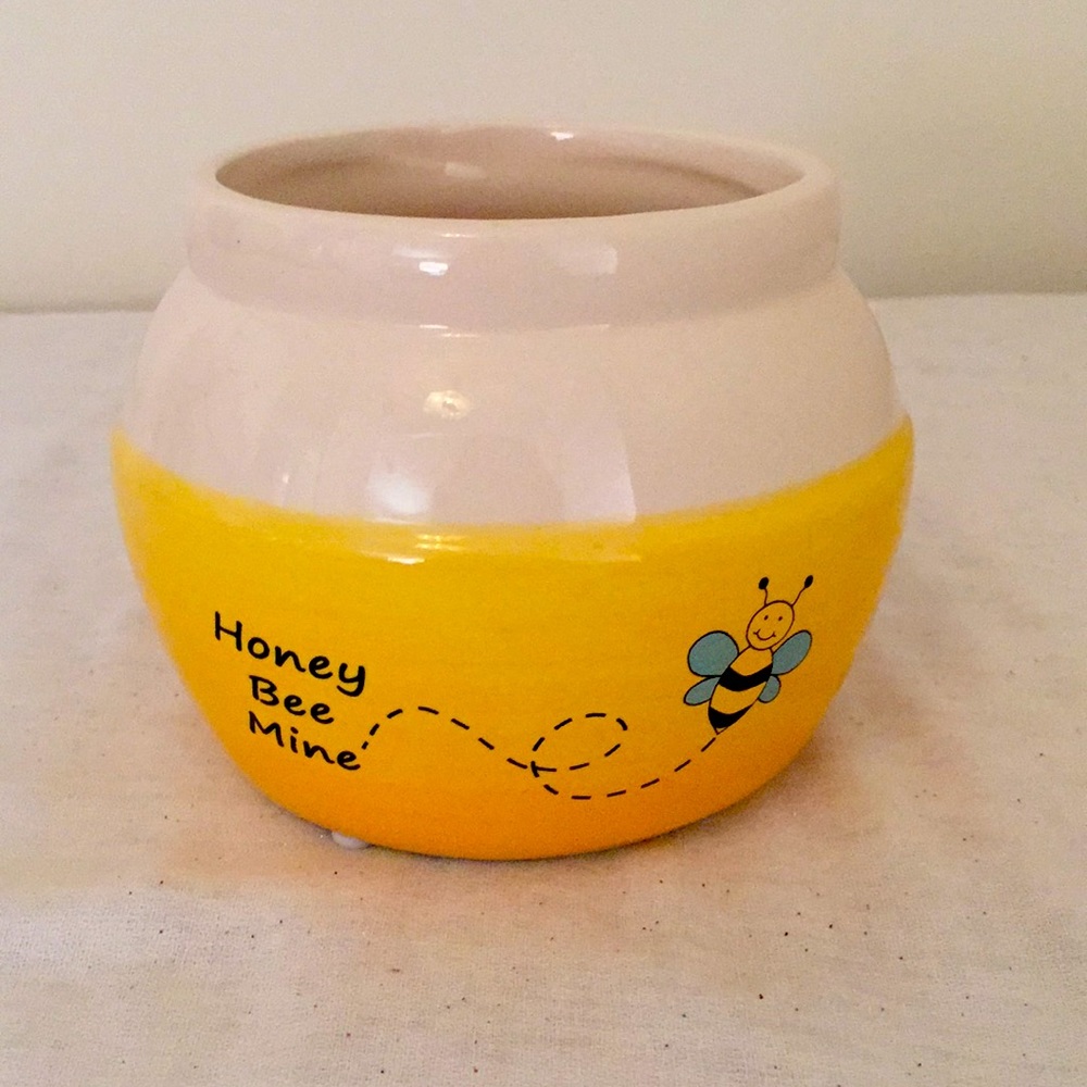 Honey Bee Mine ceramic bowl/vase